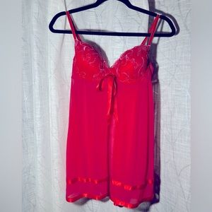 Inner Secrets Gorgeous Cherry Red Babydoll Lingerie! Size M